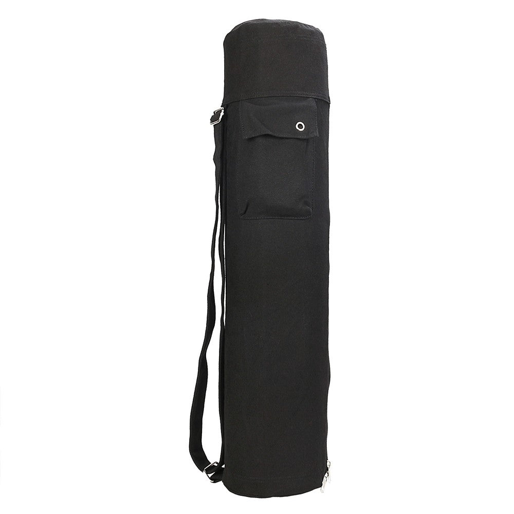 B-SOUL YA254 Yoga Mat Storage Bag Cotton Linen Fitness Pad Carrying Bag