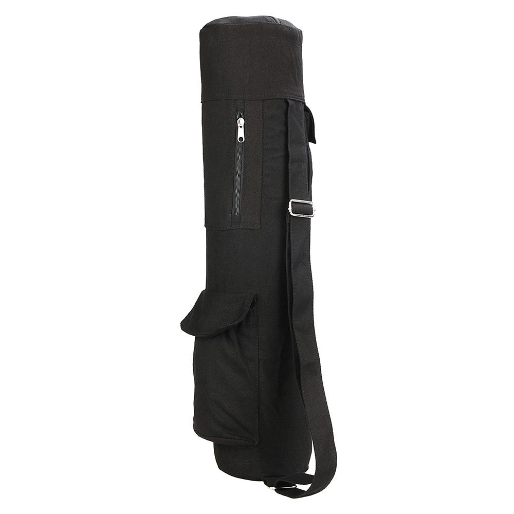B-SOUL YA254 Yoga Mat Storage Bag Cotton Linen Fitness Pad Carrying Bag