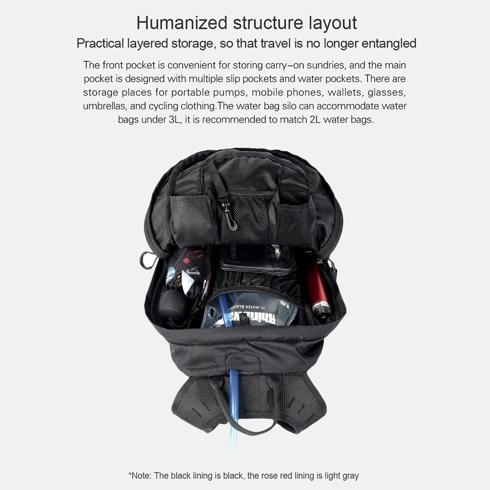 RHINOWALK X20801 20L Cycling Backpack Lightweight Outdoor Climbing Hiking Water-Repellent Backpack
