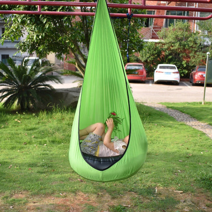 YELANGEZU 140x70cm Hammock Chair Garden Backyard Children Hanging Swing Chair with Inflatable Cushion