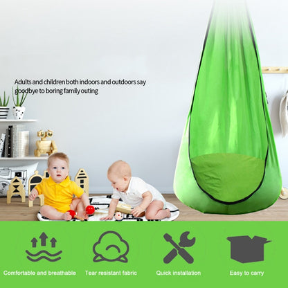 YELANGEZU 140x70cm Hammock Chair Garden Backyard Children Hanging Swing Chair with Inflatable Cushion