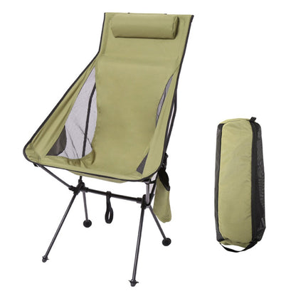 HALIN Portable Foldable Chair Aluminum Alloy Pole 600D Oxford Cloth Camping Fishing Chair