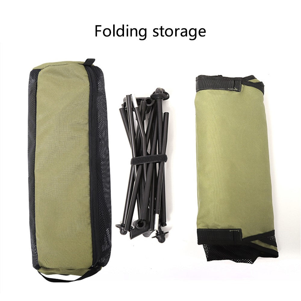 HALIN Portable Foldable Chair Aluminum Alloy Pole 600D Oxford Cloth Camping Fishing Chair