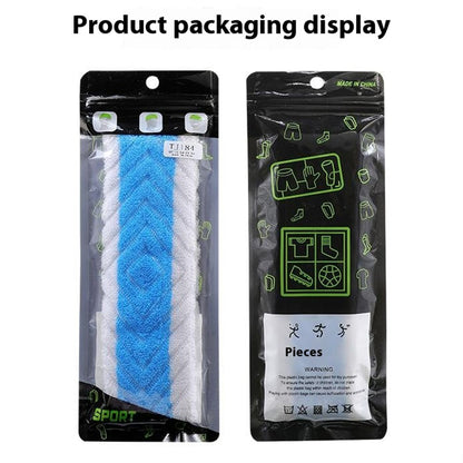 Sports Headband Sweat Absorbing Unisex Hair Band 19x5cm for Running Fitness Yoga Face Washing
