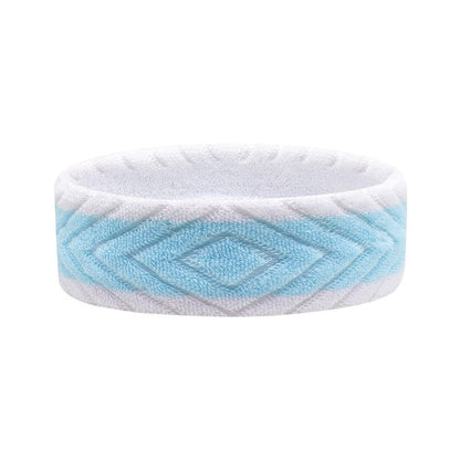 Sports Headband Sweat Absorbing Unisex Hair Band 19x5cm for Running Fitness Yoga Face Washing