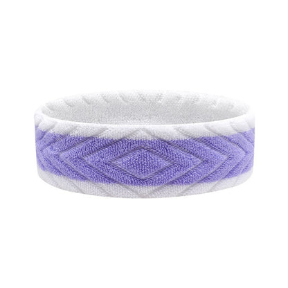 Sports Headband Sweat Absorbing Unisex Hair Band 19x5cm for Running Fitness Yoga Face Washing