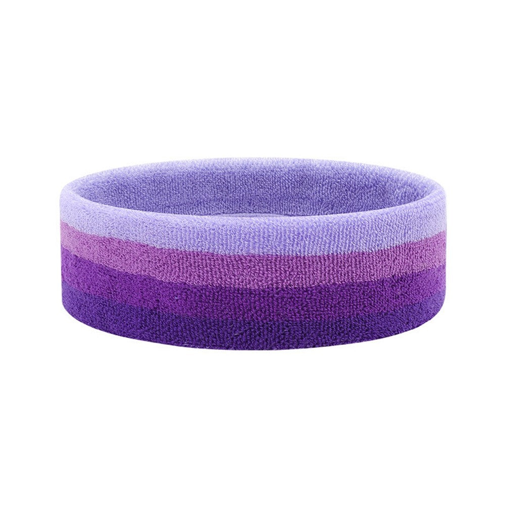 Sports Headband Sweat Absorbing Unisex Hair Band 19x5cm for Running Fitness Yoga Face Washing