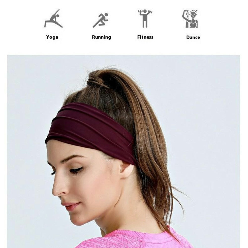 YF-HJ012 Quick Dry Yoga Headband Sweat Absorbing Hairband for Outdoor Sports  /  Fitness  /  Cycling