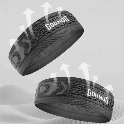 GOUNOD TD001 Sweat Absorbing Fitness Headband Breathable Quick Dry Sports Sweatband for Men Women