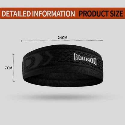 GOUNOD TD001 Sweat Absorbing Fitness Headband Breathable Quick Dry Sports Sweatband for Men Women