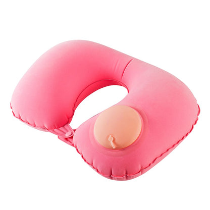 928 Travel Neck Pillow Automatic Inflatable Head Support U-Shaped Ultralight Neck Support for Office Car Rest