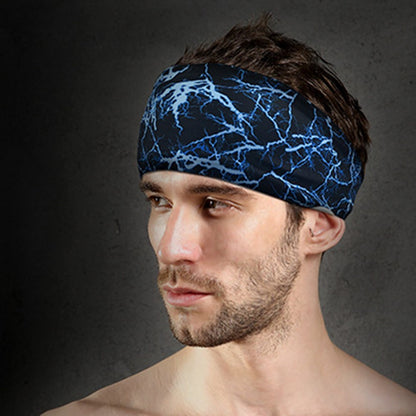 TD002 Headband Workout Sweatband Moisture Wicking Head Band Sports Hair Band Sweat-absorbed Headband