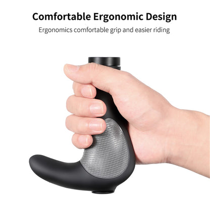 WEST BIKING Mountain Bike Anti-slip Shockproof Horn Shape Handlebar Grip Lock Cover Cycling Accessory