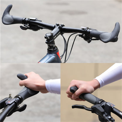 WEST BIKING Mountain Bike Anti-slip Shockproof Horn Shape Handlebar Grip Lock Cover Cycling Accessory