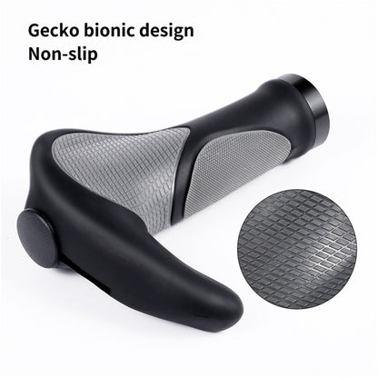 WEST BIKING Mountain Bike Anti-slip Shockproof Horn Shape Handlebar Grip Lock Cover Cycling Accessory