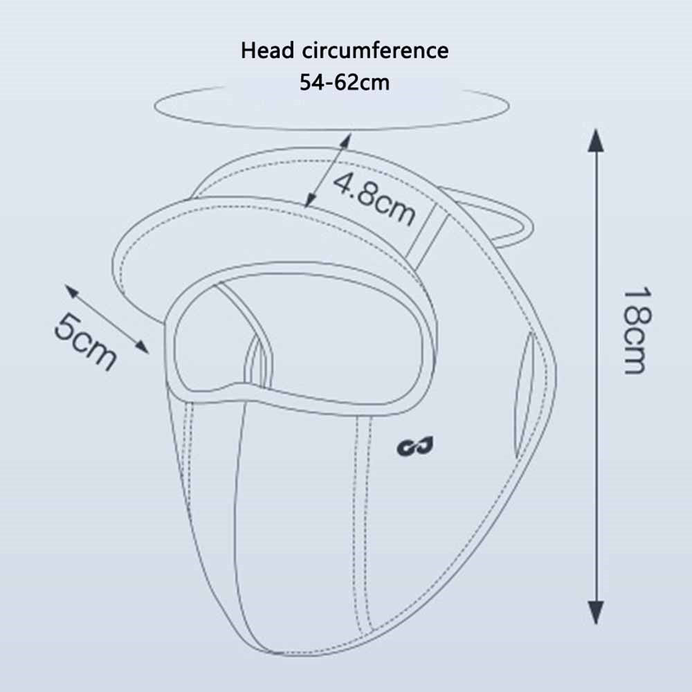 GOLOVEJOY XTJ133 Cycling Sun Hat UV Protective Visor Face Mask Summer Outdoor Face Cover