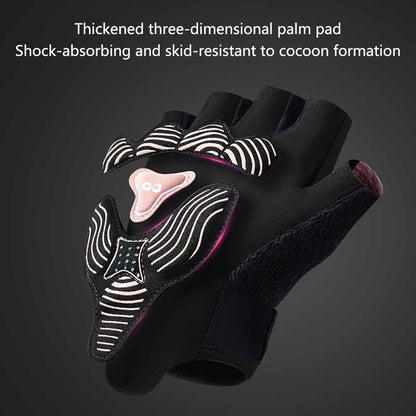 GOLOVEJOY XG78 1 Pair Fitness Men's Gloves Breathable Half Finger Women's Hand Gloves