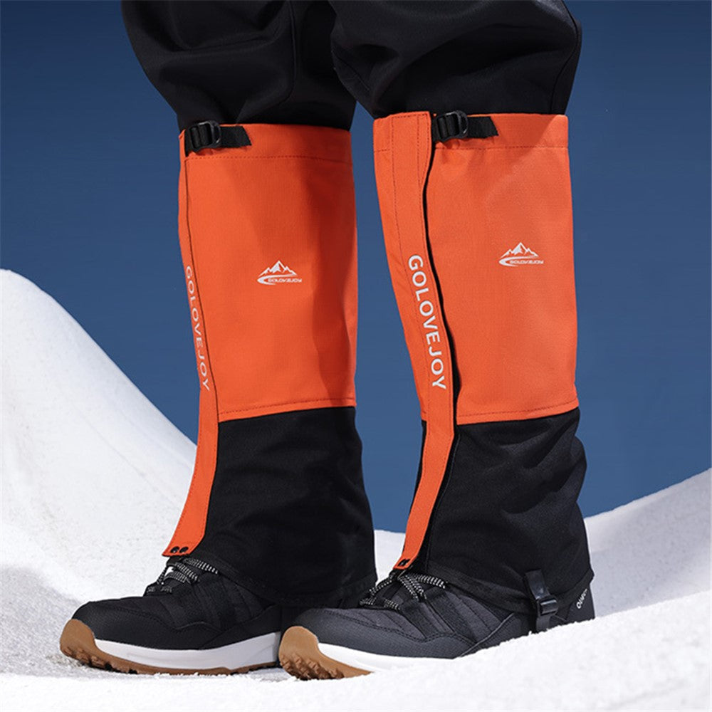 GOLOVEJOY HX39 Winter Outdoor Snow Boot Gaiters Breathable Waterproof Ankle Leg Guard for Hiking Hunting Skiing