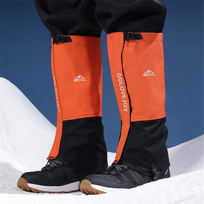 GOLOVEJOY HX39 Winter Outdoor Snow Boot Gaiters Breathable Waterproof Ankle Leg Guard for Hiking Hunting Skiing