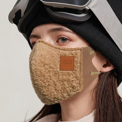 GOLOVEJOY Winter Warm Face Mask Windproof 3D Mask with Adjustable Ear Loops for Women