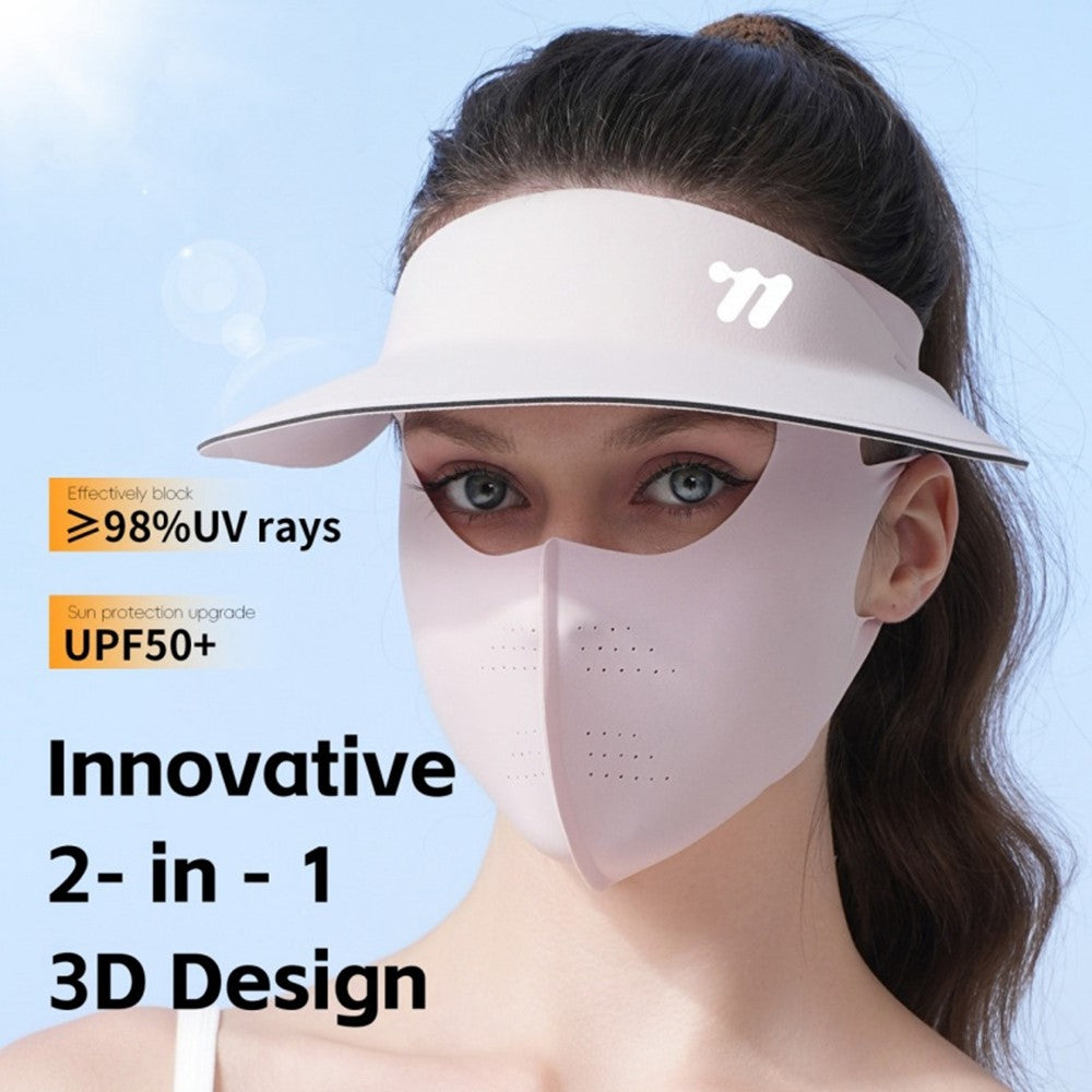 WEST BIKING YP0201466 Outdoor Sports Cycling Mask Cap Detachable 2 in 1 Sun Hat Face Cover