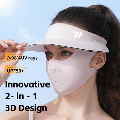 WEST BIKING YP0201466 Outdoor Sports Cycling Mask Cap Detachable 2 in 1 Sun Hat Face Cover