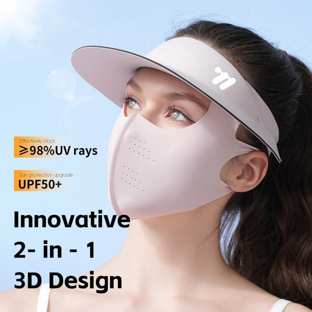 WEST BIKING YP0201466 Outdoor Sports Cycling Mask Cap Detachable 2 in 1 Sun Hat Face Cover