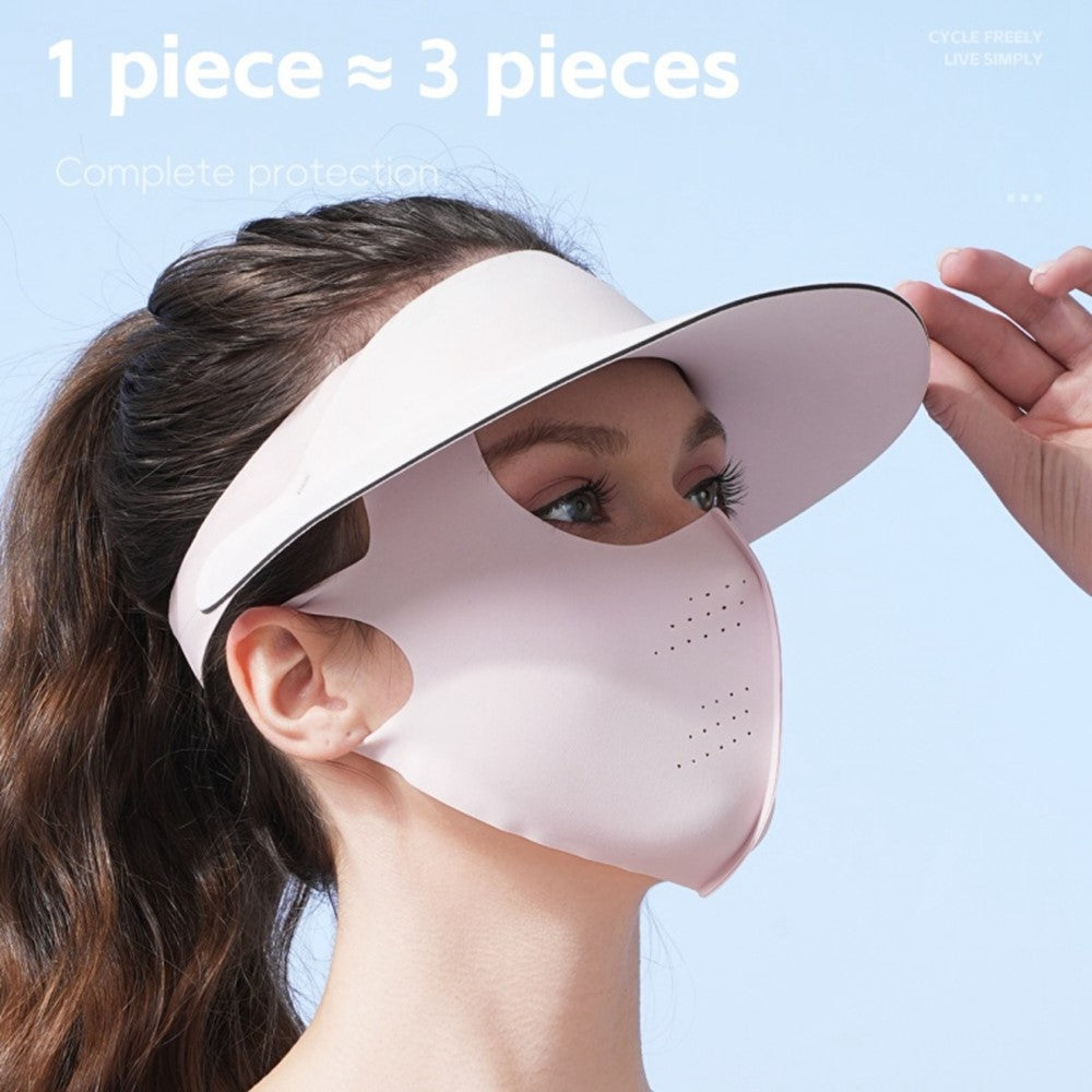 WEST BIKING YP0201466 Outdoor Sports Cycling Mask Cap Detachable 2 in 1 Sun Hat Face Cover