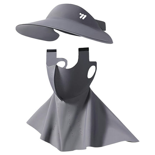 WEST BIKING YP0201467 Summer Sun Protection Detachable Sun Hat Face Shoulder Cover for Cycling Hiking Fishing Outdoor Sports