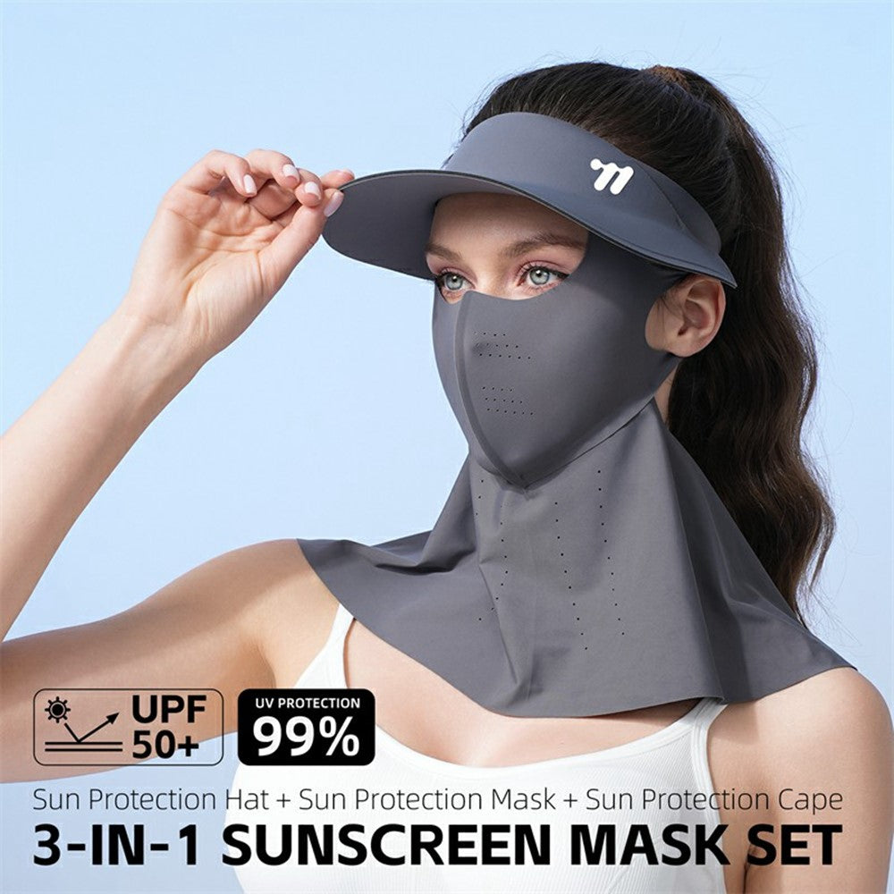 WEST BIKING YP0201467 Summer Sun Protection Detachable Sun Hat Face Shoulder Cover for Cycling Hiking Fishing Outdoor Sports