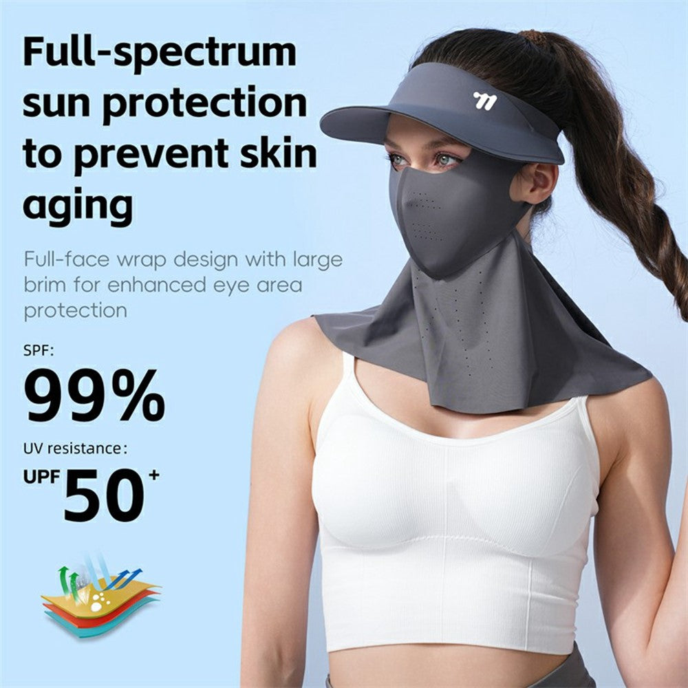WEST BIKING YP0201467 Summer Sun Protection Detachable Sun Hat Face Shoulder Cover for Cycling Hiking Fishing Outdoor Sports
