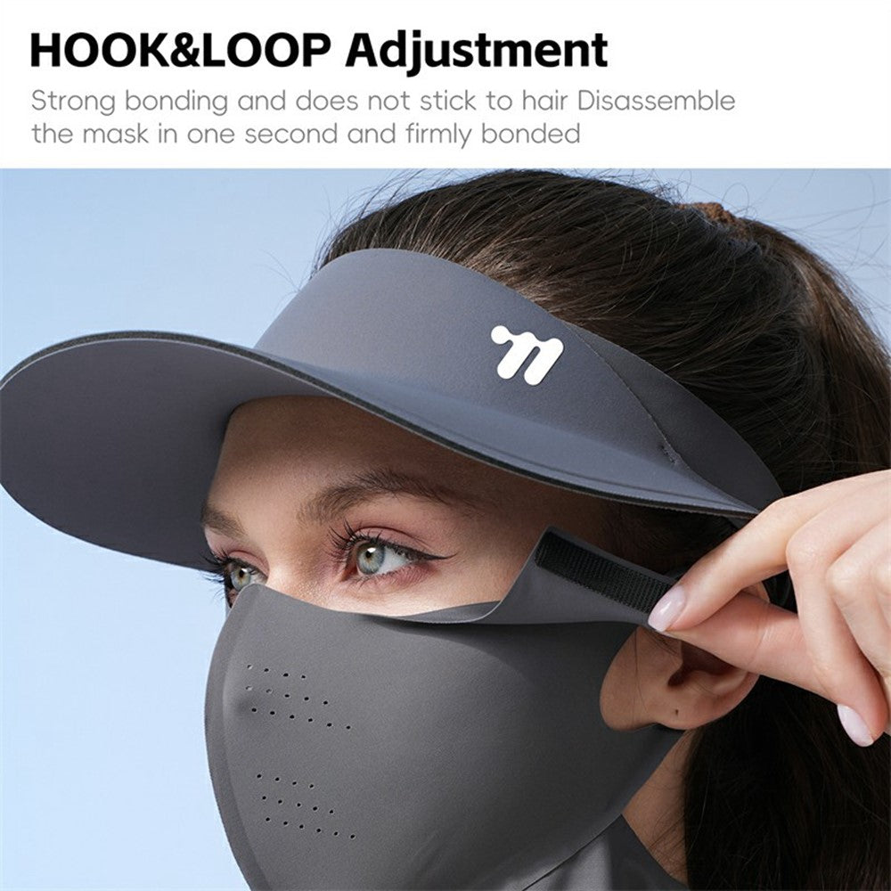 WEST BIKING YP0201467 Summer Sun Protection Detachable Sun Hat Face Shoulder Cover for Cycling Hiking Fishing Outdoor Sports