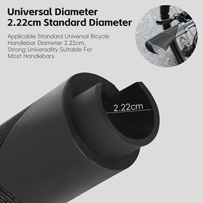 WEST BIKING YP0804084 1 Pair Bicycle Handlebar Grips Shock Absorbing Anti Slip MTB Bike Lock-On Grips