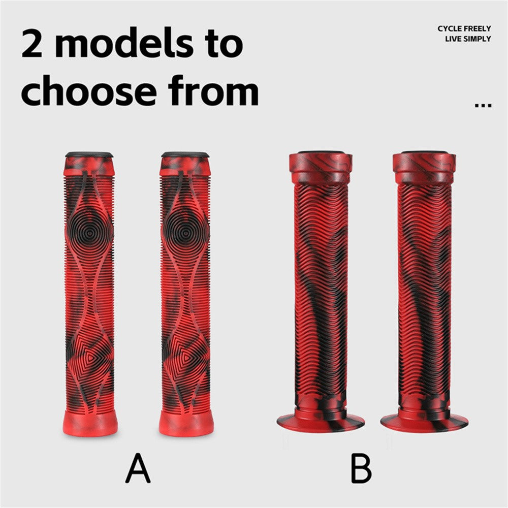 WEST BIKING 1 Pair Mountain Bike Handlebar Grips Cycling Anti Slip Soft Rubber Grips