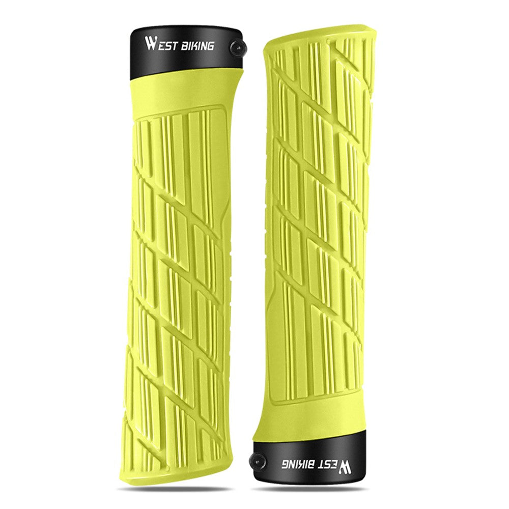 WEST BIKING YP0804063 One Pair Bike Handlebar Grips Non-slip Bicycle Handlebar Grips Cover for Mountain Bike Scooters Road Bike BMX MTB