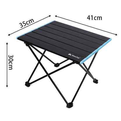 SHINETRIP A292-H0S Folding Camping Table Aluminum Alloy Desk for Outdoor Picnic BBQ, Size S