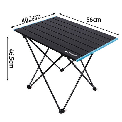 SHINETRIP A292-H0M Portable Folding Table Outdoor Picnic BBQ Aluminum Alloy Desk, Size M