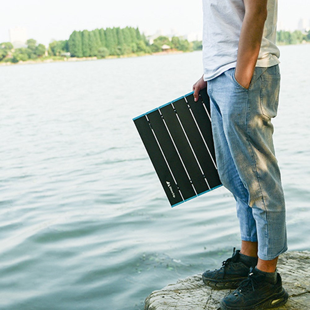 SHINETRIP A292-H0M Portable Folding Table Outdoor Picnic BBQ Aluminum Alloy Desk, Size M