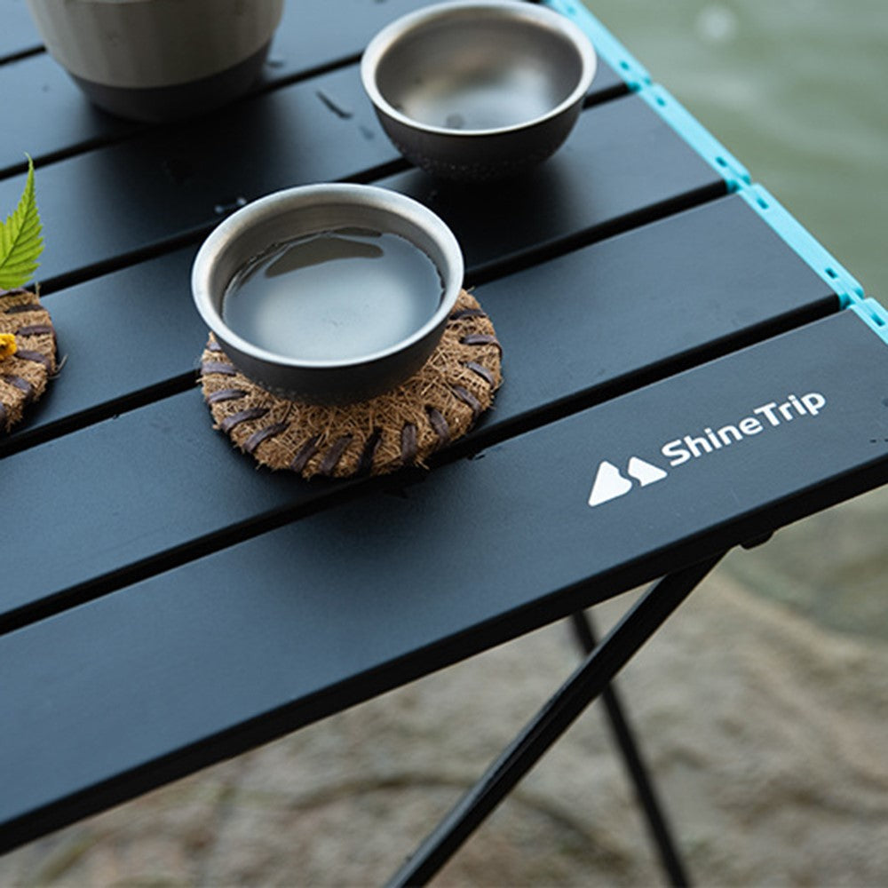 SHINETRIP A292-H0M Portable Folding Table Outdoor Picnic BBQ Aluminum Alloy Desk, Size M