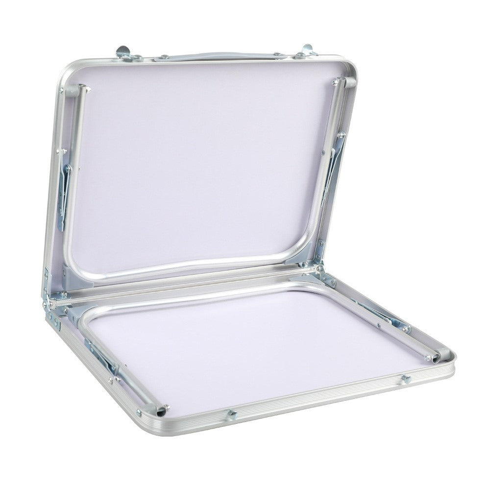 AOTU AT6771 Outdoor Camping Picnic Portable Folding Table MDF Board + Aluminum Alloy Small Table