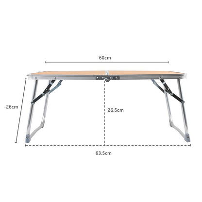 AOTU AT6771 Outdoor Camping Picnic Portable Folding Table MDF Board + Aluminum Alloy Small Table