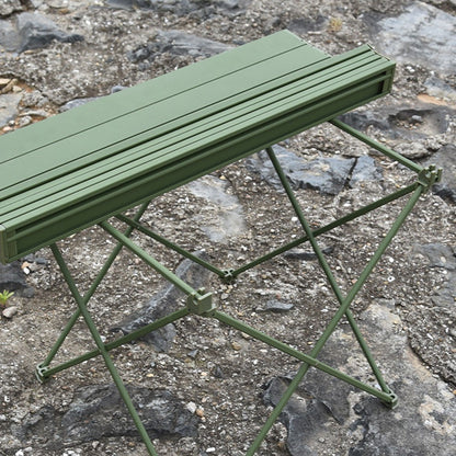 HALIN 68.5x45.5x46.5cm Outdoor Picnic BBQ Folding Table Aluminum Alloy Portable Folding Desk Table, Size L