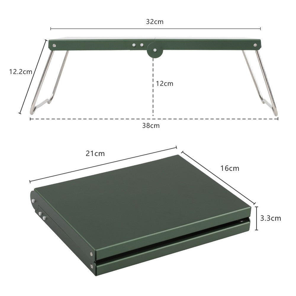 HALIN Aluminum Alloy Mini Folding Table Outdoor Camping Picnic BBQ Portable Table