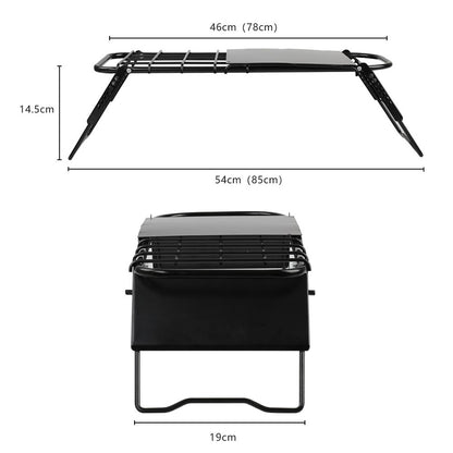 HALIN Retractable Grid Table Portable Mini Stove Rack Bracket Folding Camping Table