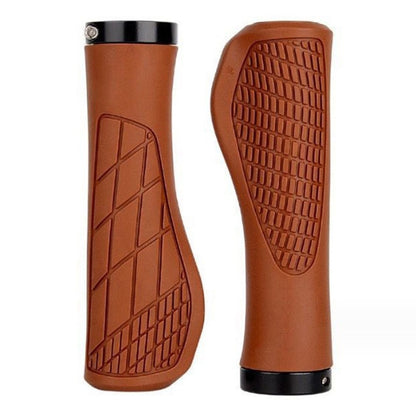 YAH088 1 Pair Bike Handlebar Grip Rubber Shock Absorption 22.2mm Anti-slip Bicycle Handlebar Grips