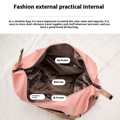 HINDUL Travel Duffel Tote Bag Waterproof Weekender Bags with Trolley Sleeve Size: 44*15*34cm