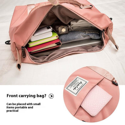HINDUL Travel Duffel Tote Bag Waterproof Weekender Bags with Trolley Sleeve Size: 44*15*34cm