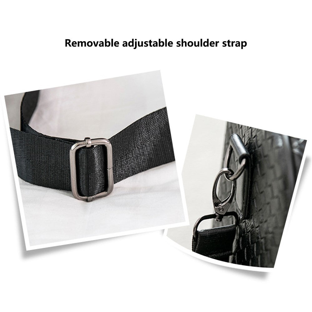 45x21x24cm Waterproof Gym Bag PU Leather Duffle Bag Weekend Overnight Crossbody Bag Handbag