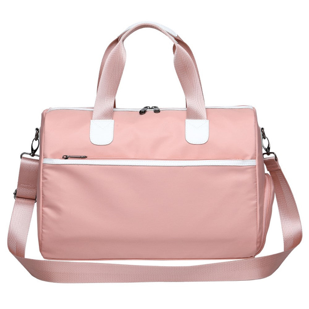 Travel Duffel Bag Waterproof Weekender Bags Gym Tote Bag with Shoe Compartment, Size: 49*22*33cm