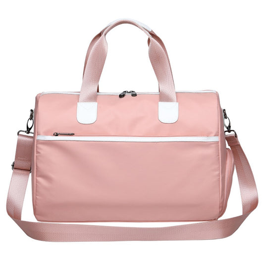 Travel Duffel Bag Waterproof Weekender Bags Gym Tote Bag with Shoe Compartment, Size: 49*22*33cm